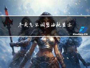 冬天怎么调整油耗显示