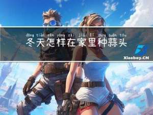 冬天怎样在家里种蒜头