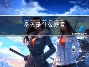 冬天是什么感冒
