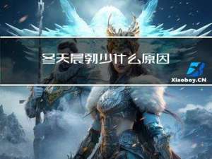 冬天晨勃少什么原因