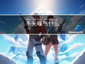 冬天暖气什么