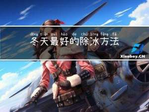 冬天最好的除冰方法