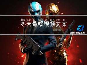 冬天最暖视频文案