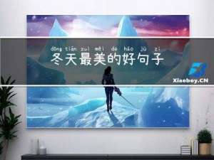冬天最美的好句子