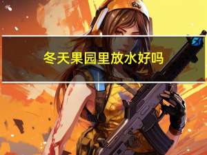 冬天果园里放水好吗