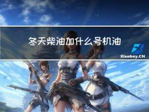 冬天柴油加什么号机油