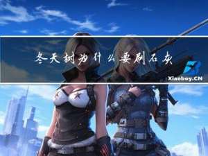 冬天树为什么要刷石灰