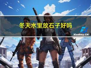 冬天水里放石子好吗