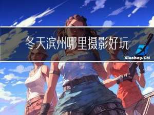 冬天滨州哪里摄影好玩