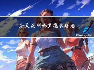 冬天滨州哪里摄影好看