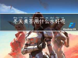 冬天煮茶用什么水好呢