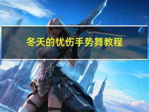 冬天的忧伤手势舞教程