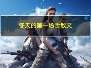 冬天的第一场雪散文
