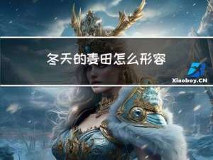 冬天的麦田怎么形容