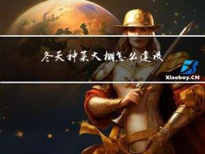 冬天种菜大棚怎么建设