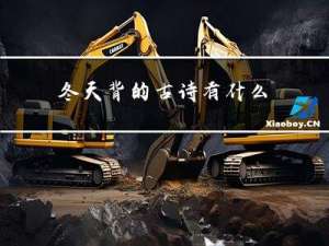 冬天背的古诗有什么