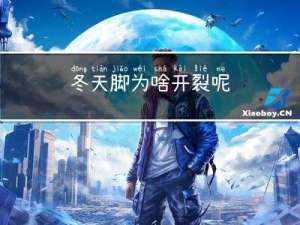冬天脚为啥开裂呢