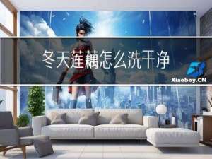 冬天莲藕怎么洗干净