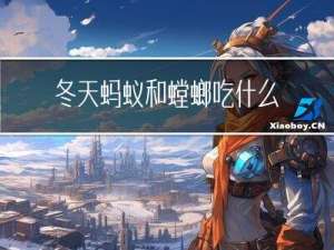 冬天蚂蚁和螳螂吃什么