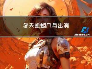冬天蚯蚓几月出洞