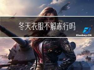 冬天衣服不解冻行吗