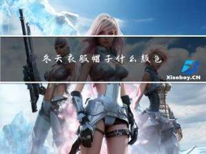 冬天衣服帽子什么颜色