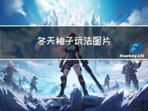 冬天袖子玩法图片