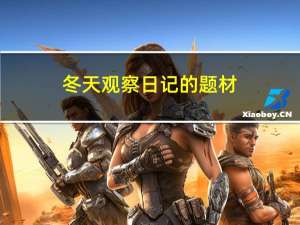 冬天观察日记的题材