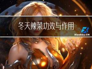 冬天辣菜功效与作用