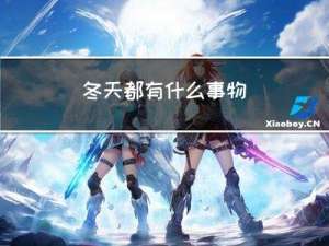 冬天都有什么事物