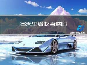 冬天里爱吃雪糕吗