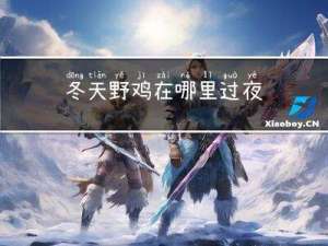 冬天野鸡在哪里过夜