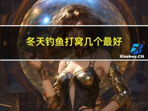 冬天钓鱼打窝几个最好