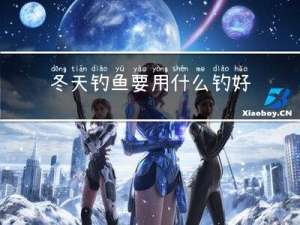 冬天钓鱼要用什么钓好呢