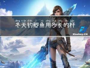 冬天钓鲫鱼用多长的杆合适