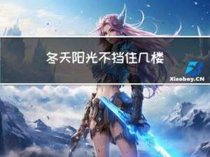 冬天阳光不挡住几楼