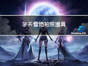 冬天雪地拍照道具