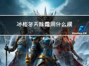 冰柜冬天除霜用什么模式