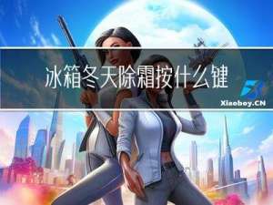 冰箱冬天除霜按什么键