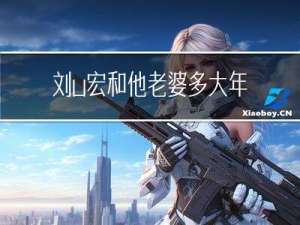 刘u宏和他老婆多大年龄