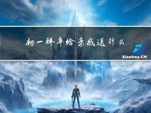 初一拜年给亲戚送什么花