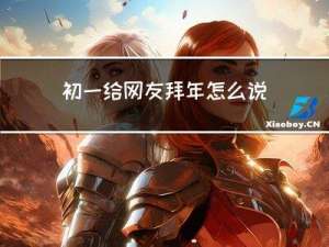 初一给网友拜年怎么说