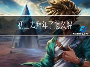 初三去拜年了怎么解
