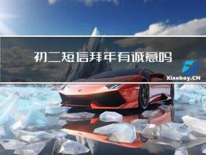 初二短信拜年有诚意吗吗