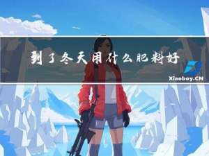 到了冬天用什么肥料好些