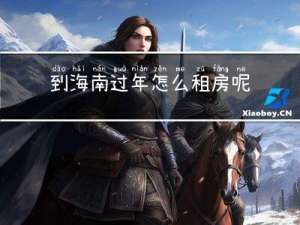 到海南过年怎么租房呢