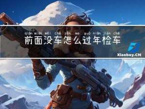 前面没车怎么过年检车