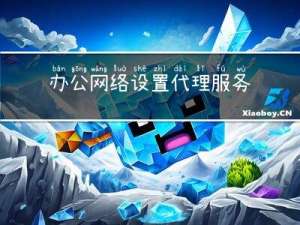 办公网络设置代理服务器