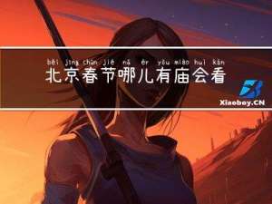北京春节哪儿有庙会看