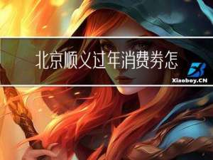 北京顺义过年消费券怎么用